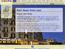 Tablet Screenshot of hoteleuropaeconcordia.it
